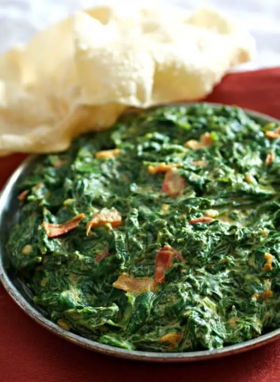 Classic Indian Creamed Spinach Recipe – MY EDIBLE FOOD