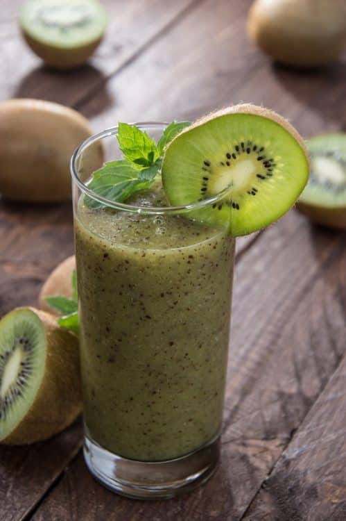 Healthy Kiwi Smoothie Recipe - MY EDIBLE FOOD