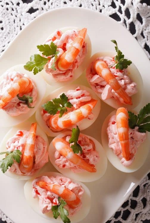 Shrimp-Stuffed Eggs Appetizer Recipe – MY EDIBLE FOOD