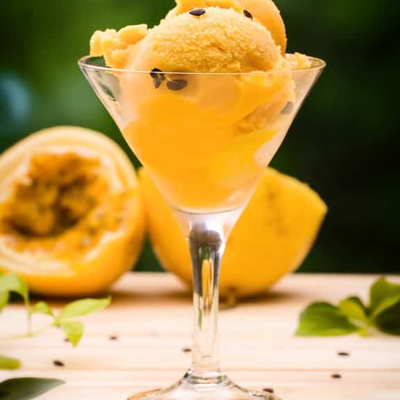 passion fruit mango sorbet recipe
