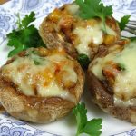 oven-baked stuffed mushrooms recipe