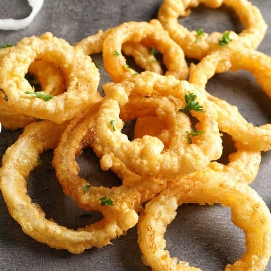 Fried Onion Rings Appetizer Recipe – MY EDIBLE FOOD