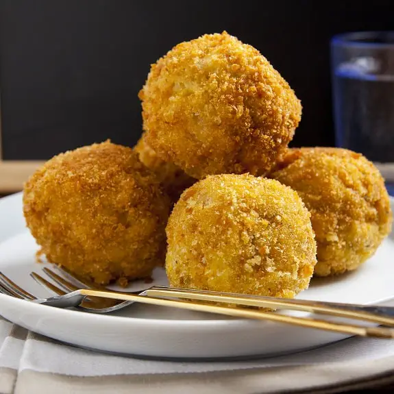 fried risotto balls appetizer recipe