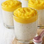 Instant pot healthy tapioca pudding recipe. Sugar-free healthy vegan desert cooked in an electric instant pot. Easy and delicious. #instantp[ot #pressurecooker #vegan #sugarfree #dessert #healthy #homemade #vegetarian