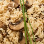 Instant pot vegan rice and mushroom pilaf. Learn how to cook excellent vegan rice and mushroom pilaf in an electric instant pot. #instantpot #pressurecooker #pilaf #rice #mushrooms #vegan #vegetarian #healthy #dinner #homemade