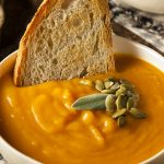 instant-pot-healthy-butternut-squash-soup-recipe Instant pot healthy butternut squash soup recipe. Learn how to cook healthy and cozy vegetarian soup in an electric instant pot. #instantpot #pressurecooker #dinner #vegetarian #vegan#healthy #soup #cozy #homemade