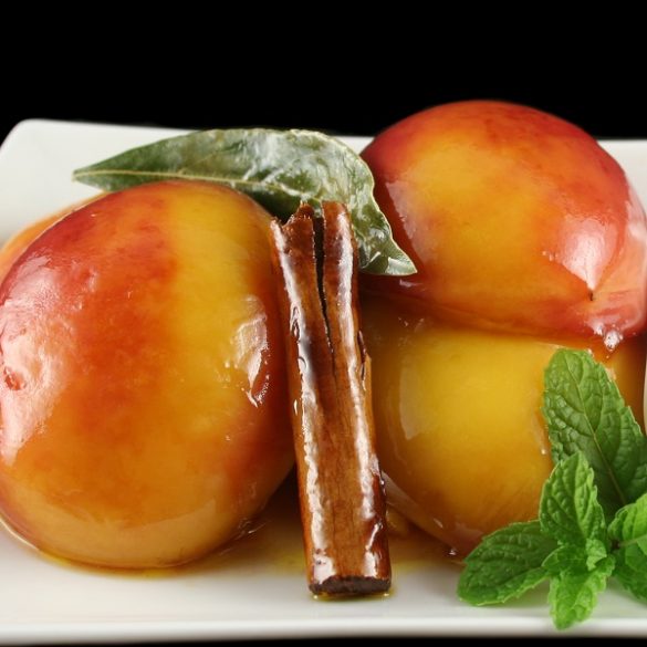 Instant pot poached nectarines in white wine. Learn how to cook easy and yummy dessert in an electric instant pot. #instantpot #pressurecooker #dessrtes #homemade #breakfast #easy #yummy