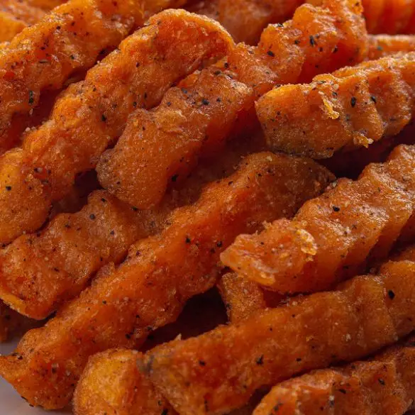 air-fryer-vegetarian-sweet-potatoes-recipe Air fryer vegetarian sweet potato's recipe. Learn how to cook healthy and delicious sweet potatoes in an air fryer. #airfryer #appetizers #vegetarian #healthy #easy #dinner