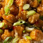 Instant pot general tso's tofu recipe. Tso's tofu is herbal and loaded with flavor thanks to its ginger, garlic, and soy sauce. #pressurecooker #instantpot #vegetarian #vegan #healthy #tofu