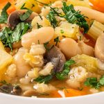 slow-cooker-bean-and-barley-soup-recipe Slow cooker bean and barley soup recipe. A hearty soup that will warm your soul on a cold winter day. #slowcooker #crockpot #homemade #soups #dinner #hearty