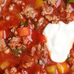 instant-pot-stuffed-pepper-soup-recipe Instant pot stuffed pepper soup recipe. Stuffed Pepper Soup is a comforting, delicious soup that tastes SO good you'll hardly believe it! #pressurecooker #instantpot #soups #dinner #homemade