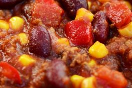 Slow cooker Mexican chili recipe. If you love Mexican food and are looking for a hearty dinner recipe, this chili is so good you'll enjoy it year-round. #slowcooker #crockpot #dinner #chili #homemade #mexican