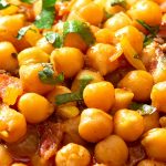slow-cooker-spiced-indian-chickpea-soup Slow cooker spiced Indin chickpea soup. This soup may be a bit more labor-intensive, but it's worth the time. #slowcooker #crockpot #soups #vegetarian #vegan #spicy #healthy #dinner
