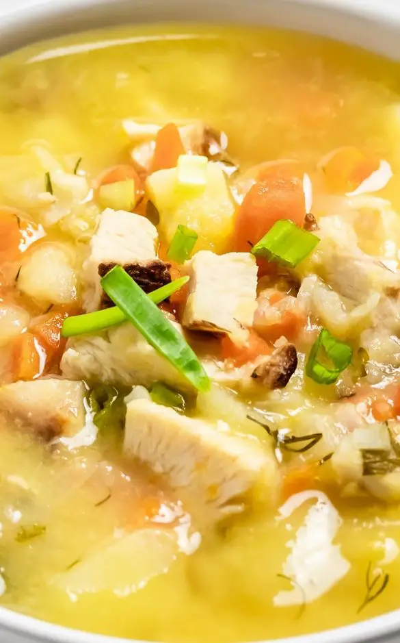 Instant Pot Split Pea Soup with Turkey - MY EDIBLE FOOD