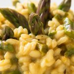 Instant pot creamy asparagus risotto recipe. Creamy and delicious risotto cooked in your Instant Pot that is sure to please the whole family. #instantpot #pressurecooker #dinner #creamy #italian #risotto