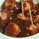 Slow cooker kielbasa bites recipe. These quick and easy kielbasa bites are perfect for game day. Kielbasa is a Polish sausage that has become a staple in America. #slowcooker #crockpot #party #appetizers #dinner #homemade