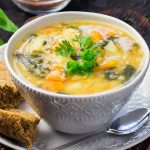 slow-cooker-red-lentil-and-vegetable-soup Slow cooker red lentil and vegetable soup. Stay warm and cozy this season with this healthy slow cooker lentil soup. #slowcooker #crockpot #soups #dinner #homemade #vegetarian #vegan