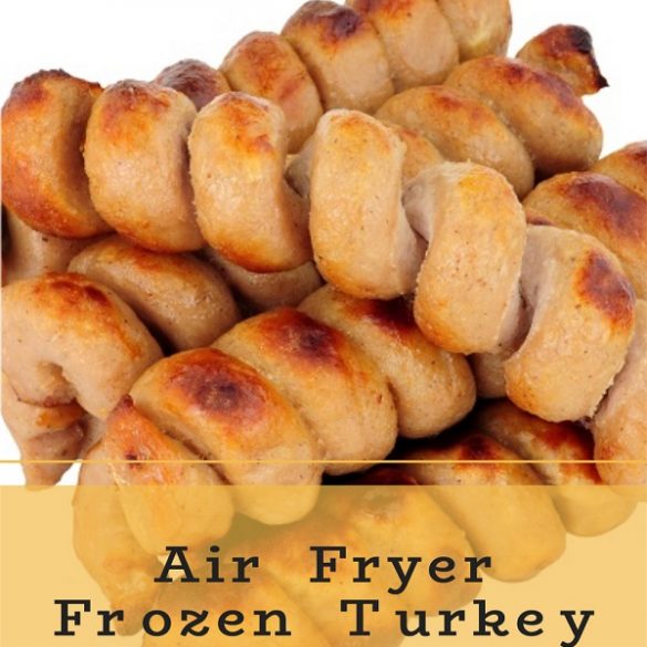 Air fryer frozen turkey twizzlers recipe. If you're looking for a low-calorie, healthy alternative to fried turkey, this is it! #airfryer #turkey #appetizers #recipes #homemade