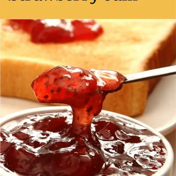 instant-pot-strawberry-jam-recipe Instant pot strawberry jam recipe. This strawberry jam is made in over 20 minutes for an easy summer treat! #pressurecooker #instantpot #desserts #vegetarian #vegan #homemade #jam #strawberries