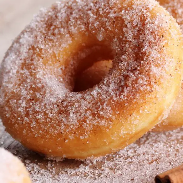 air-fryer-cinnamon-sugar-donuts Air fryer cinnamon-sugar donuts. When you want a sweet, delicious treat, these healthy cinnamon-sugar donuts are the perfect answer. #airfryer #donuts #desserts #homemade #easy #healthy #breakfast
